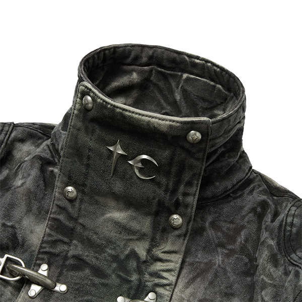 Bio Soldier Denim Trench Coat CAMO