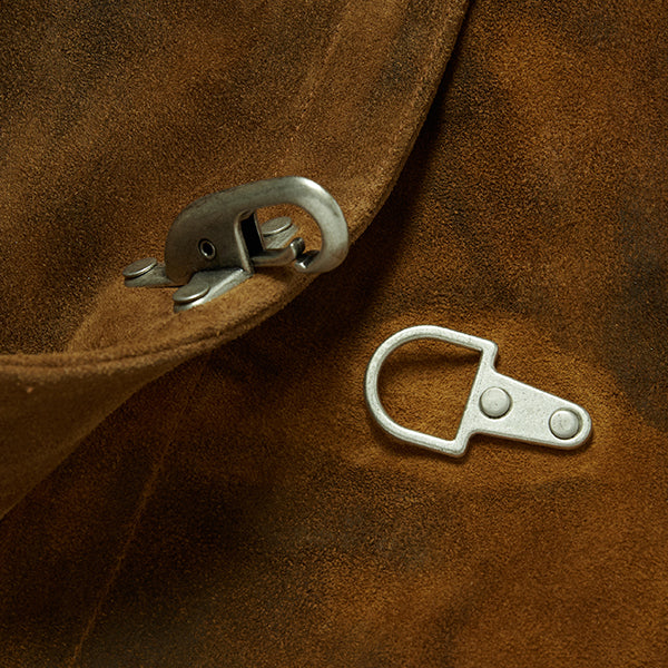 Bio Soldier Leather Trench Coat CAMEL