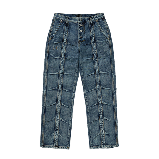 Line GOB Denim Pants BLUE