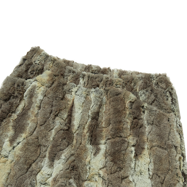 Jindo Mix Faux Fur Pants BEIGE