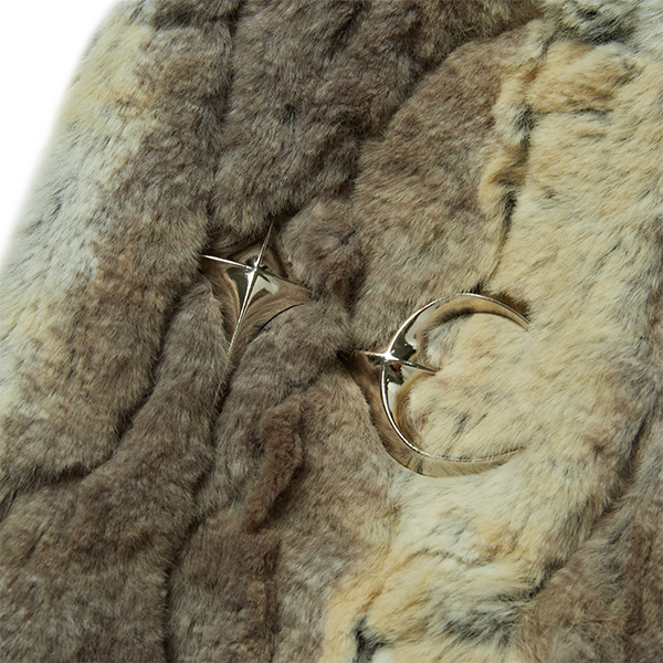 Jindo Mix Faux Fur Pants BEIGE