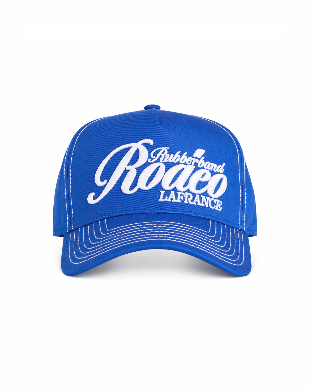 Rubberband Rodeo Topstitch Hat BLUE