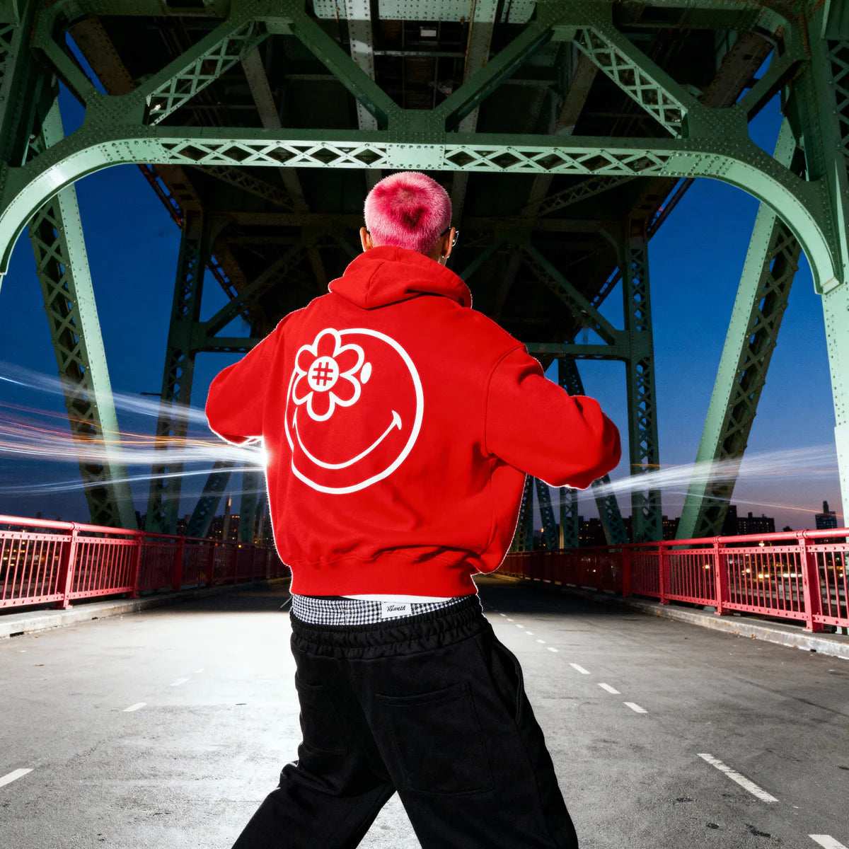 SMILEYWORLD® Hallmark Hoodie RED