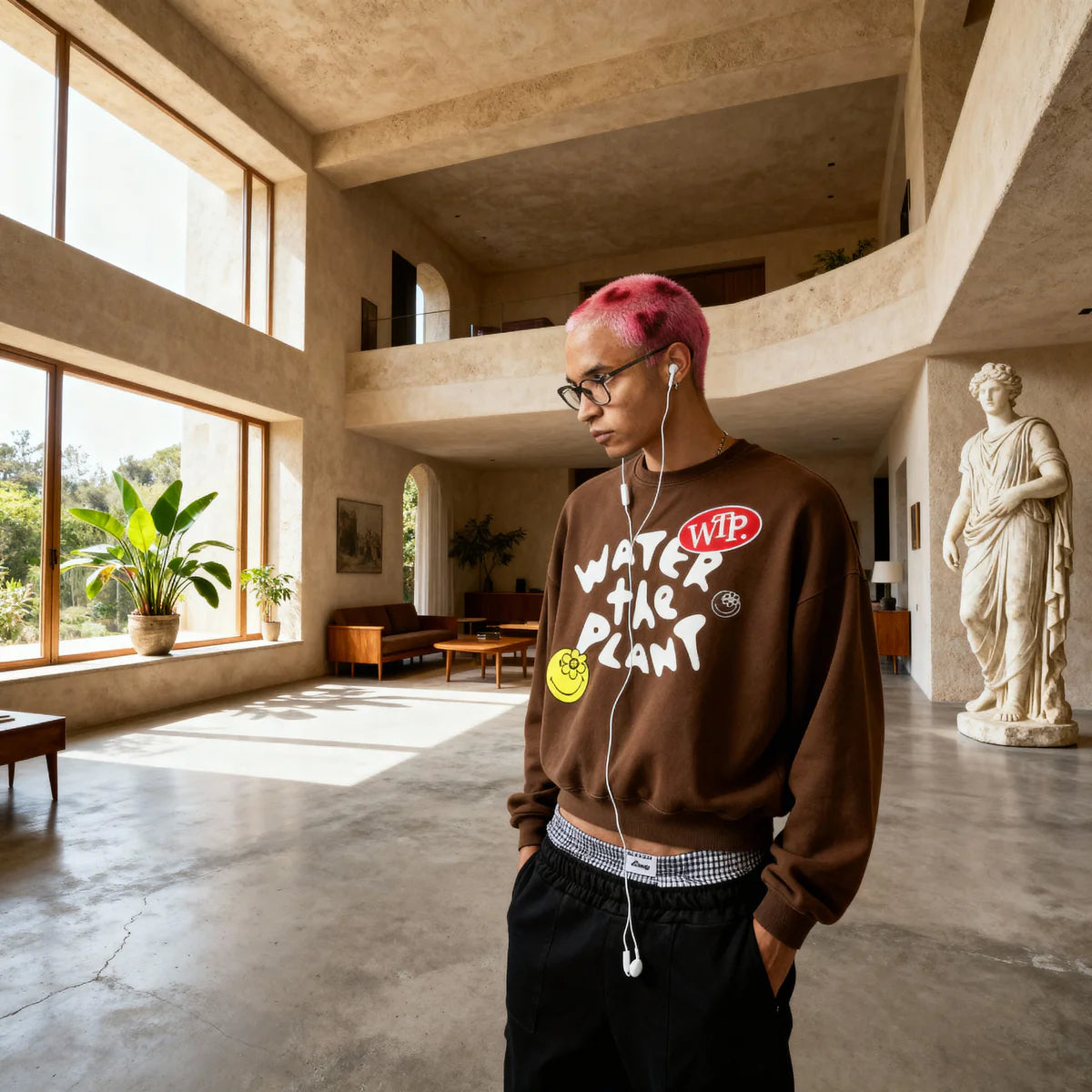 SMILEYWORLD® Pop Sweater BROWN