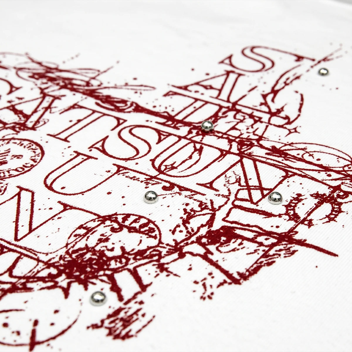 V,06 LOST SWORD BOTH SIDES T-SHIRT WHITE