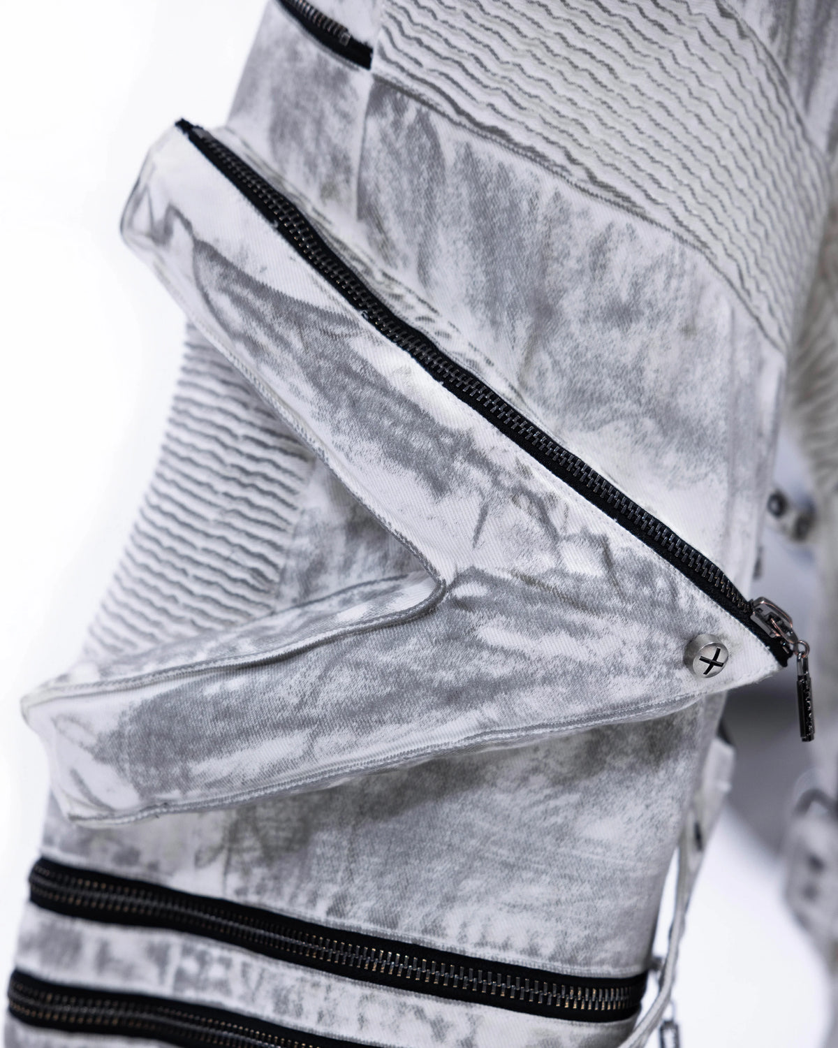 Heavy Duty Denim Pants WHITE