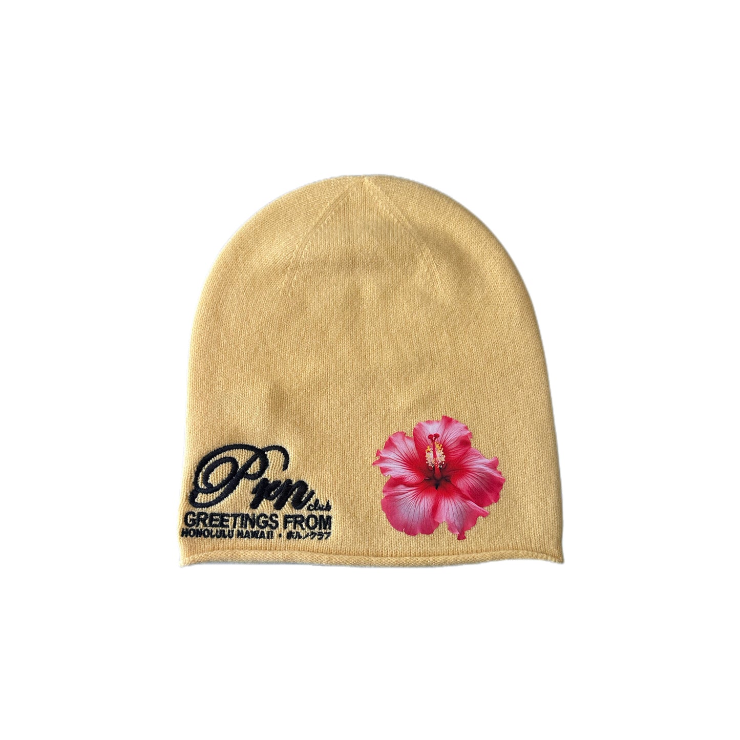 "PRN CLUB" CASHMERE BEANIE YELLOW