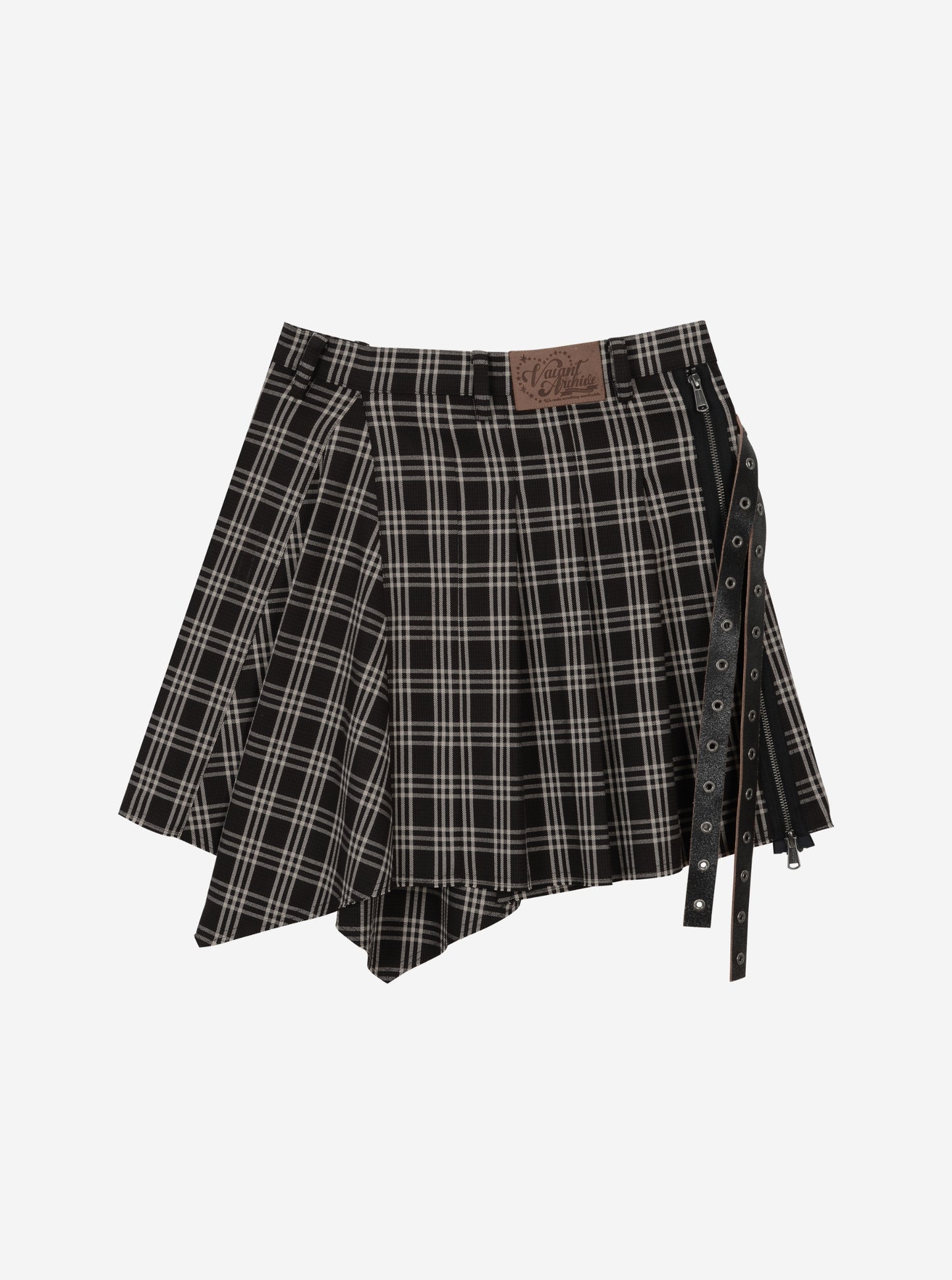 Caesars Buckle Lap Skirt BROWN