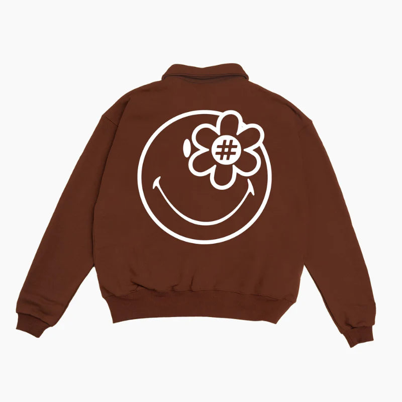 SMILEYWORLD® Enchanting L/S Polo BROWN