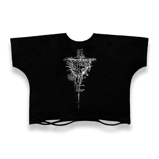 V,06 LOST SWORD BOTH SIDES T-SHIRT BLACK