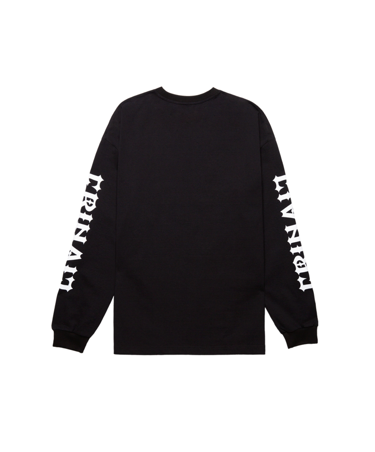 Face Long Sleeve Tee BLACK
