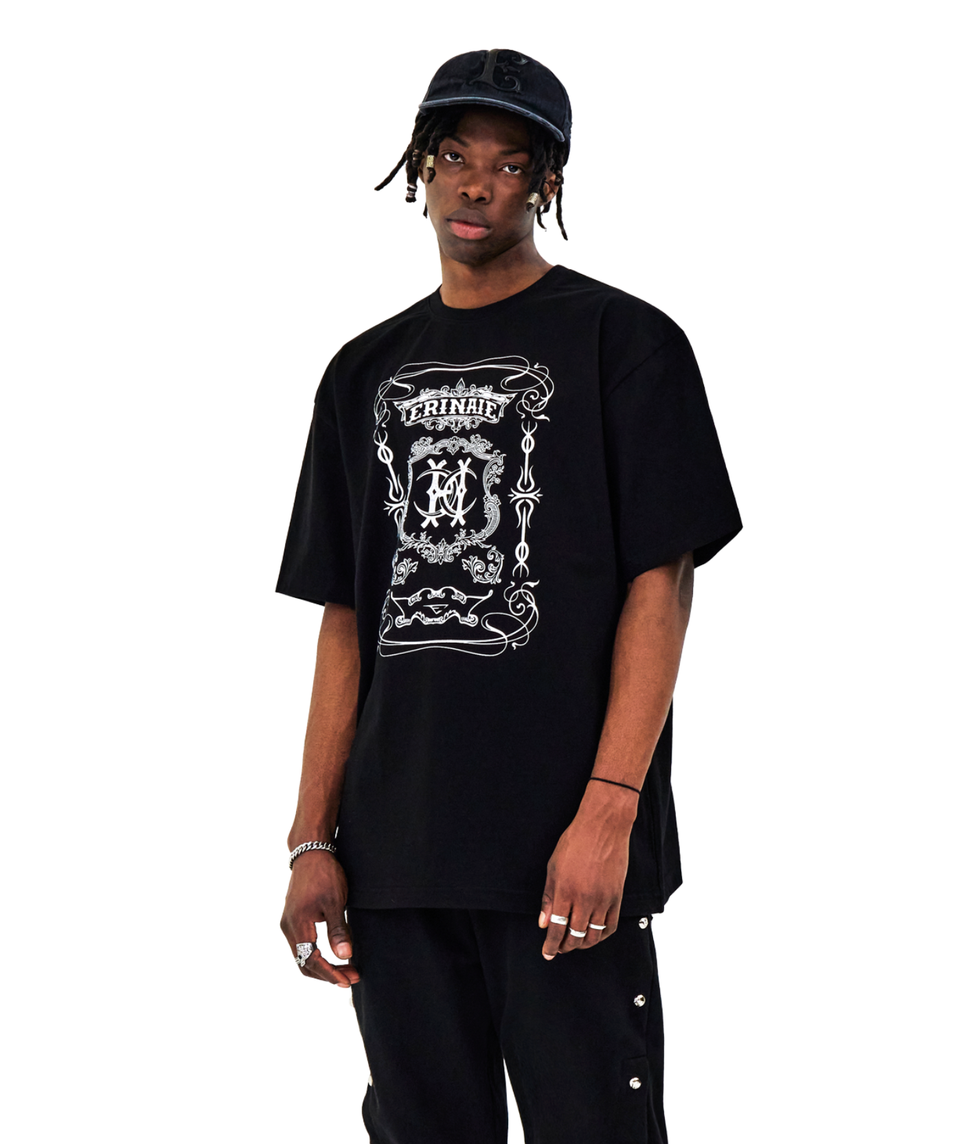 Moon Short Sleeve Tee BLACK