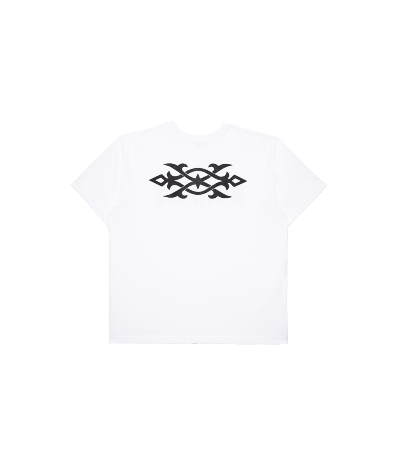 Metalic Tribal Short Sleeve Tee WHITE