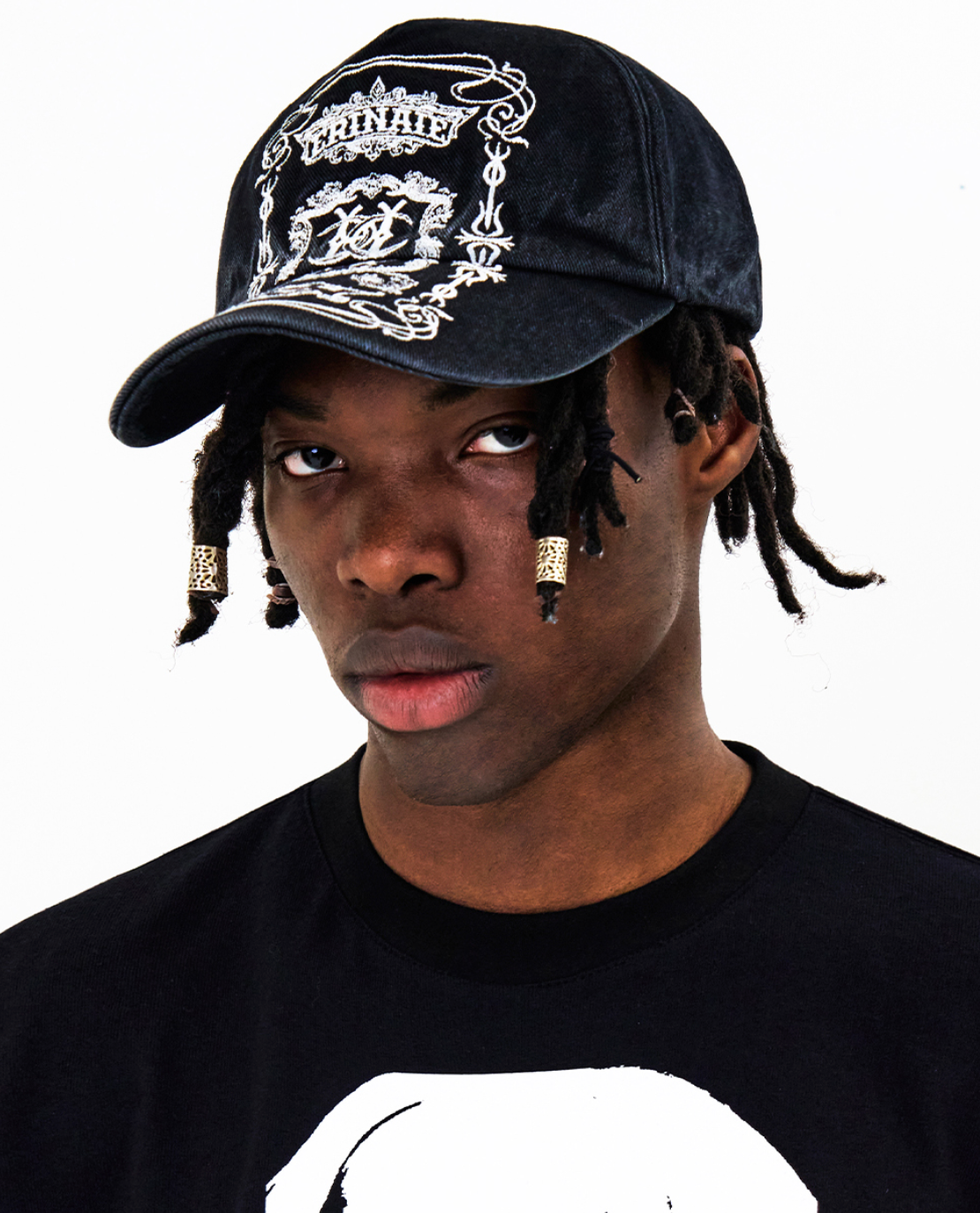 Moon Dark Grey Washing Ball Cap