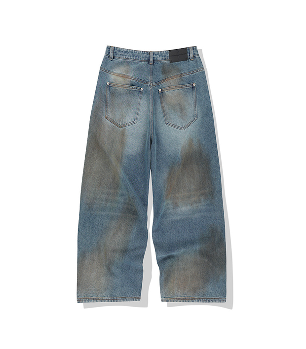 Mud Washed Regular Fit DEEP BLUE
