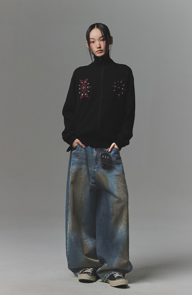 Mud Washed Regular Fit DEEP BLUE