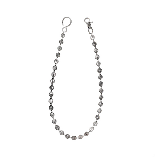 4 Symbol Coin Ball Wallet Chain SILVER