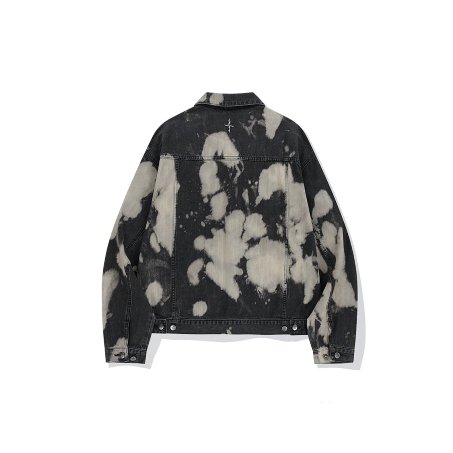 Overdyed Denim Trucker Jacket BLACK