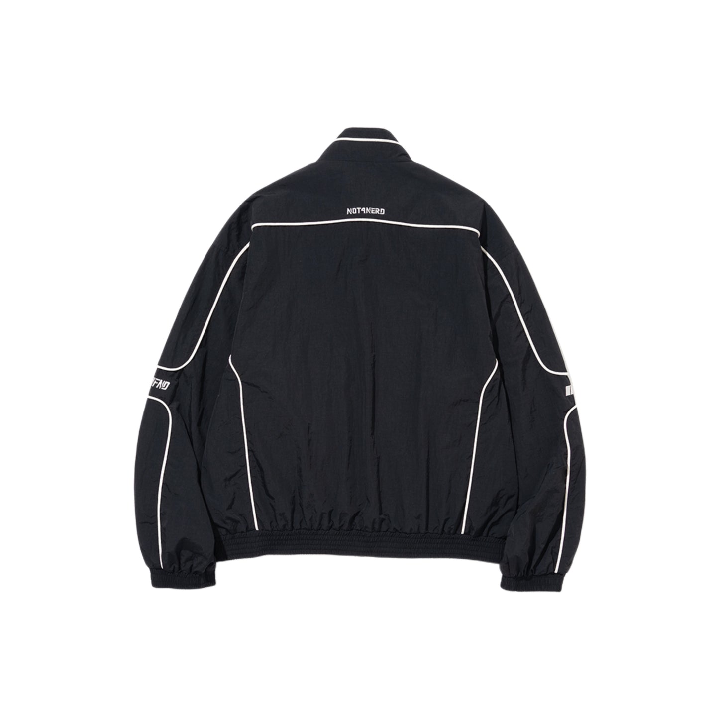 Tribal Logo Nylon Racing Jacket BLACK