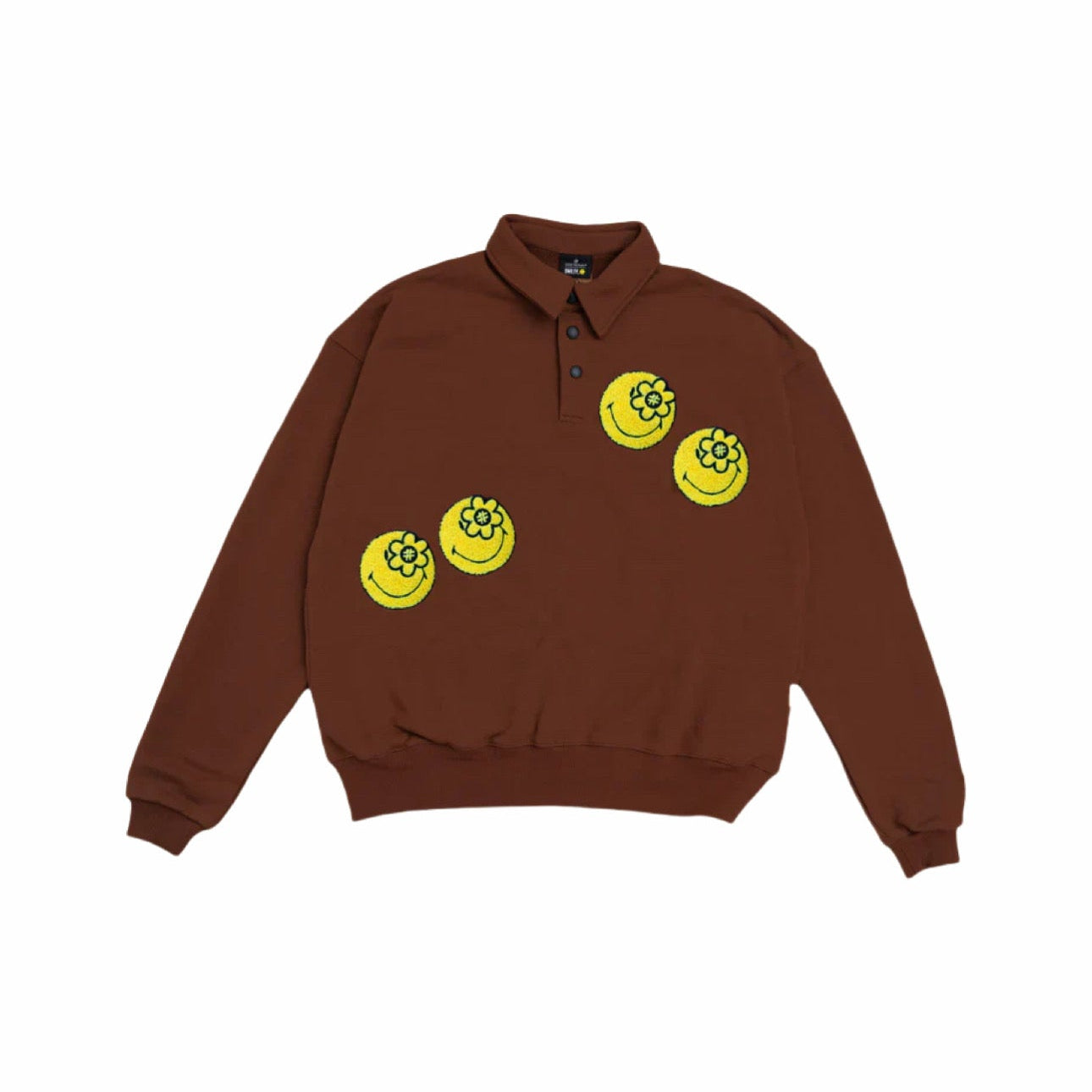 SMILEYWORLD® Enchanting L/S Polo BROWN