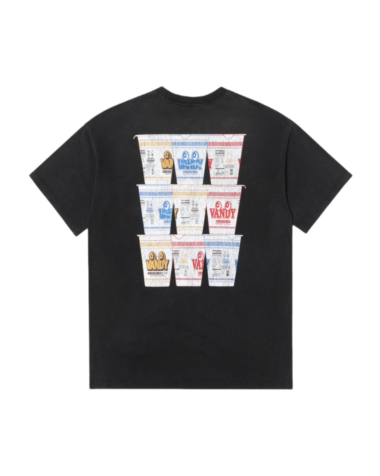 Cup Noodle Eye Logo Tee WASHED BLACK