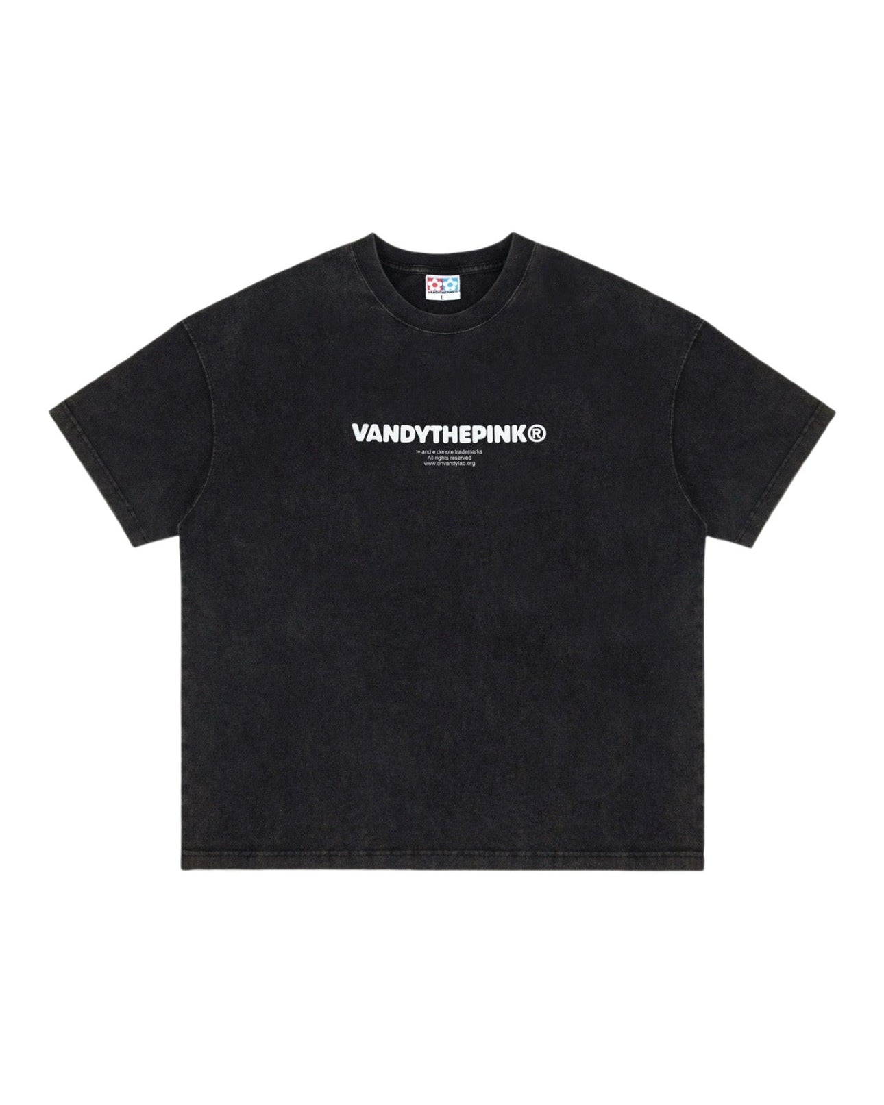 Time To Work Tee WASHED BLACK