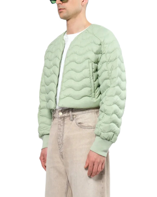 Re:Down® Light Crop Puffer Jacket SMOKED LIME