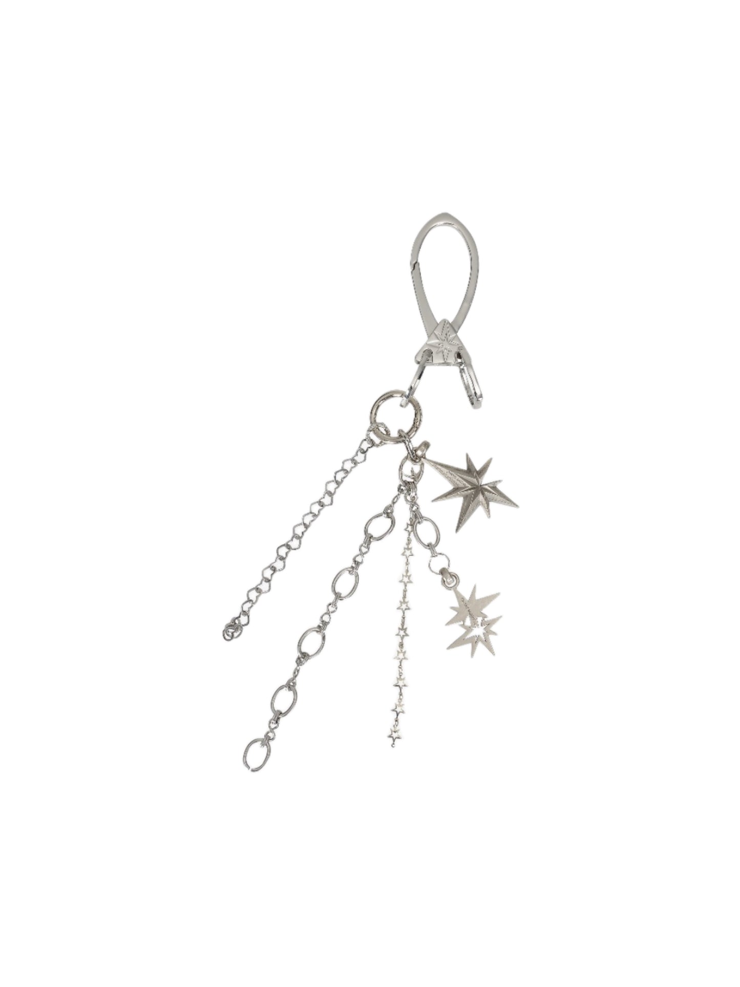 Vacant Star Keyring SILVER