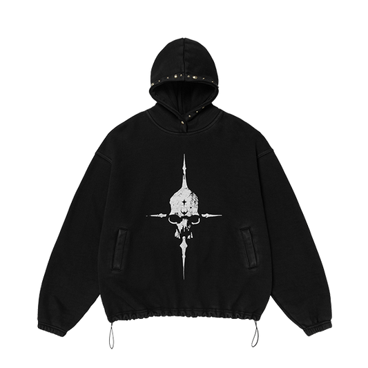 Skull Hoodie BLACK