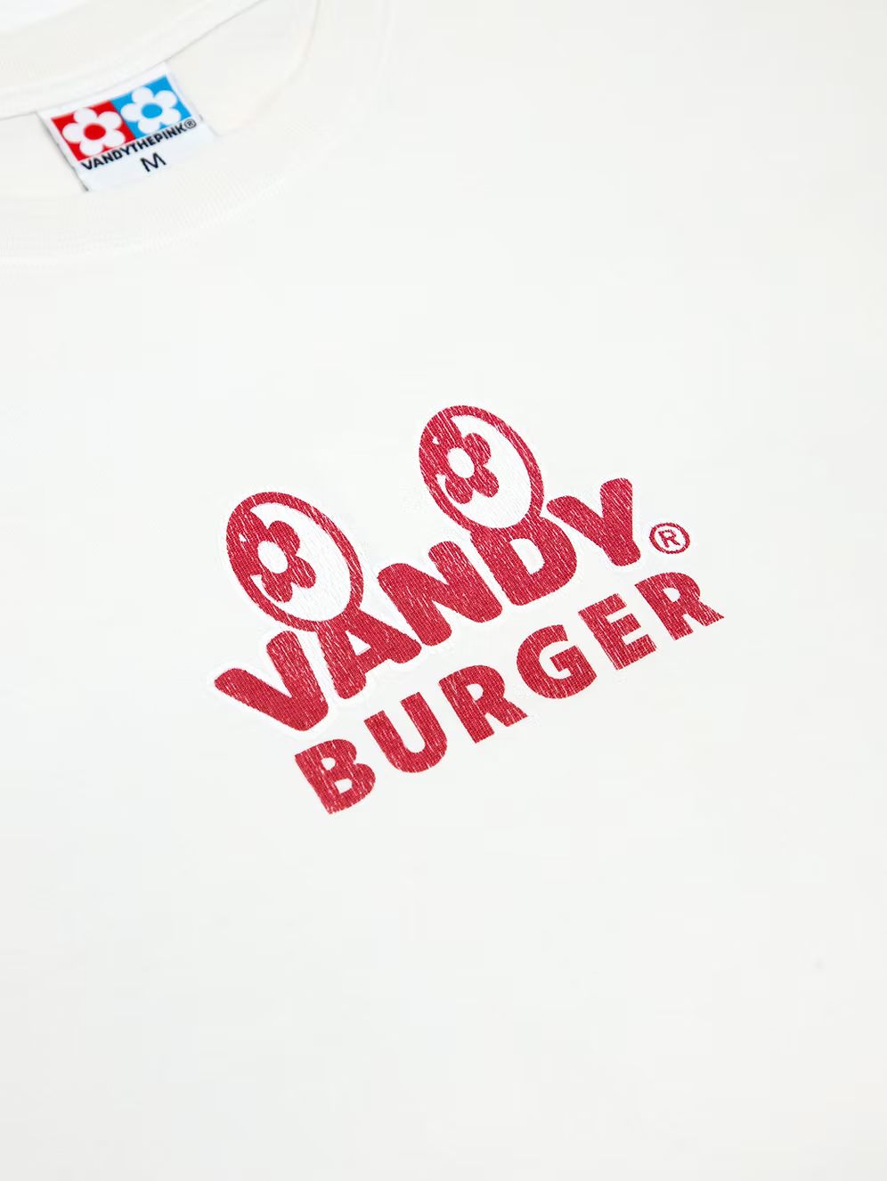 Fastfood Menu Tee WASHED WHITE