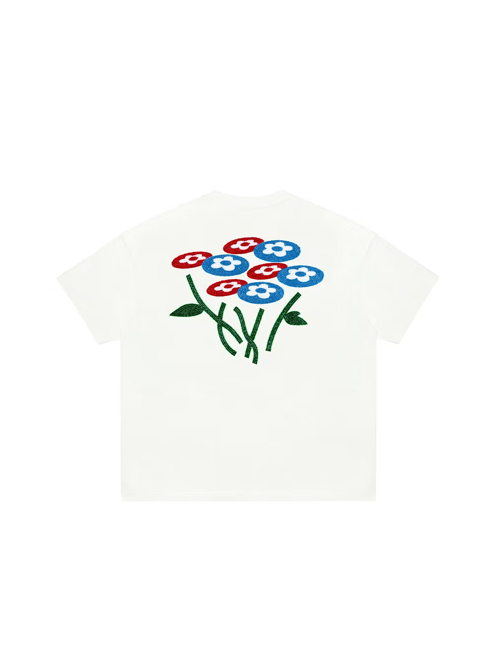Beads Classic Flower Tee CREAM