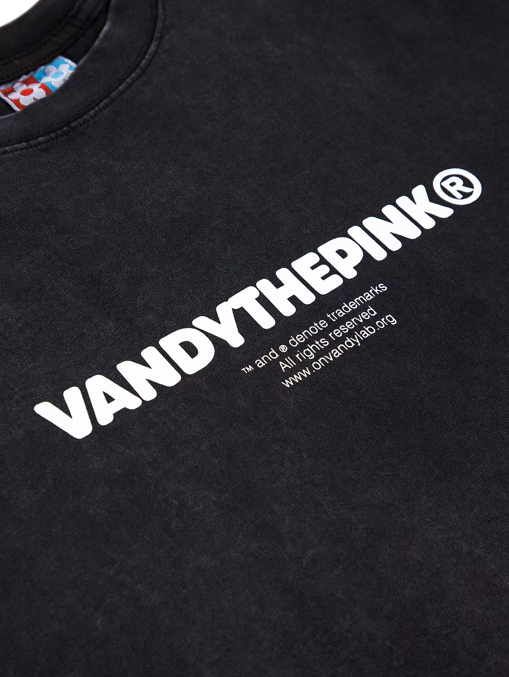 Time To Work Tee WASHED BLACK