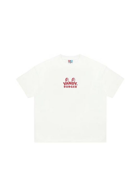 Fastfood Menu Tee WASHED WHITE