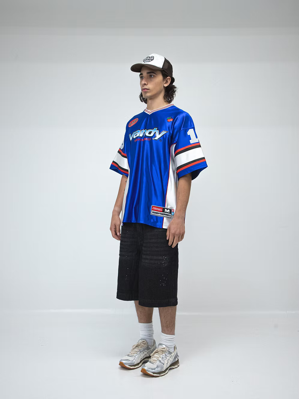 Cherry Football Jersey BLUE