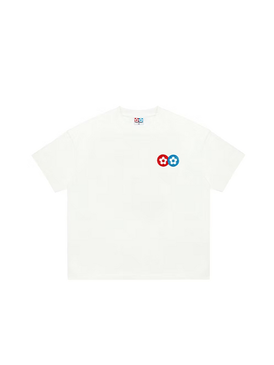 Beads Classic Flower Tee CREAM