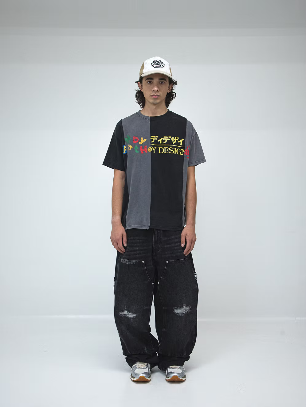 Paneled Logo Tee