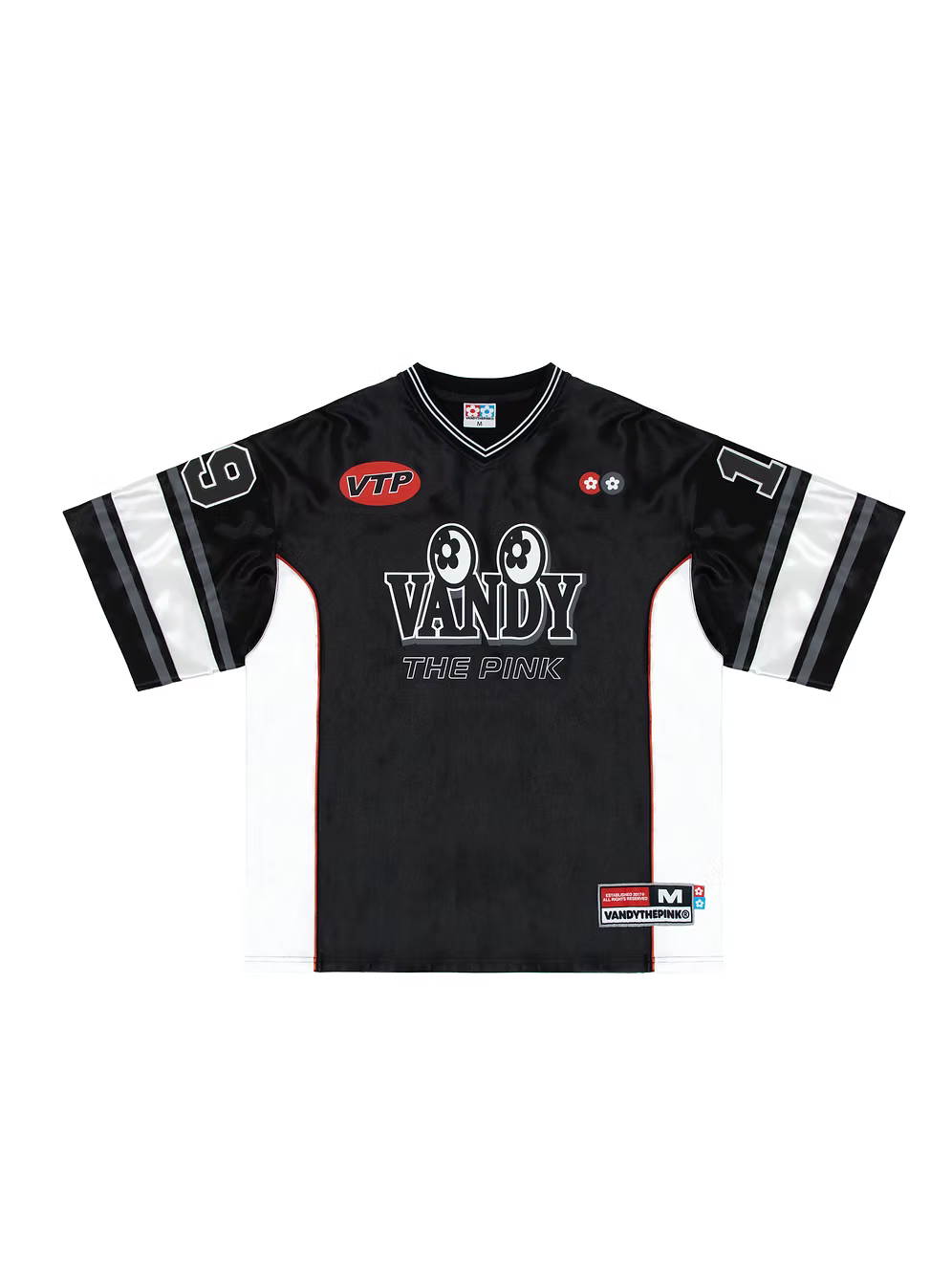 Eye Logo Football Jersey BLACK