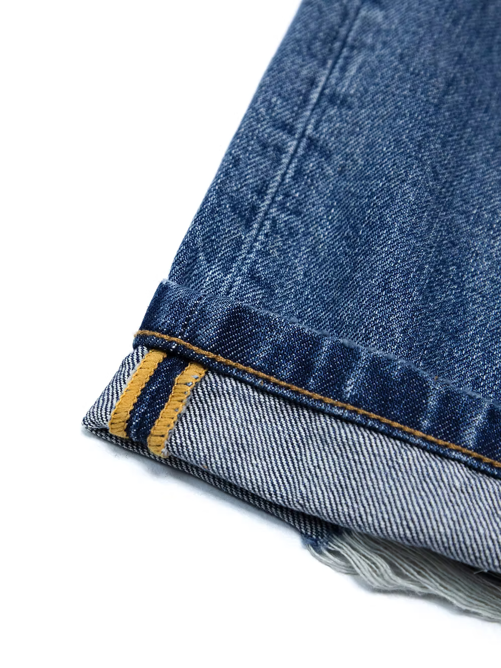 College Patch Distress Denim LIGHT BLUE