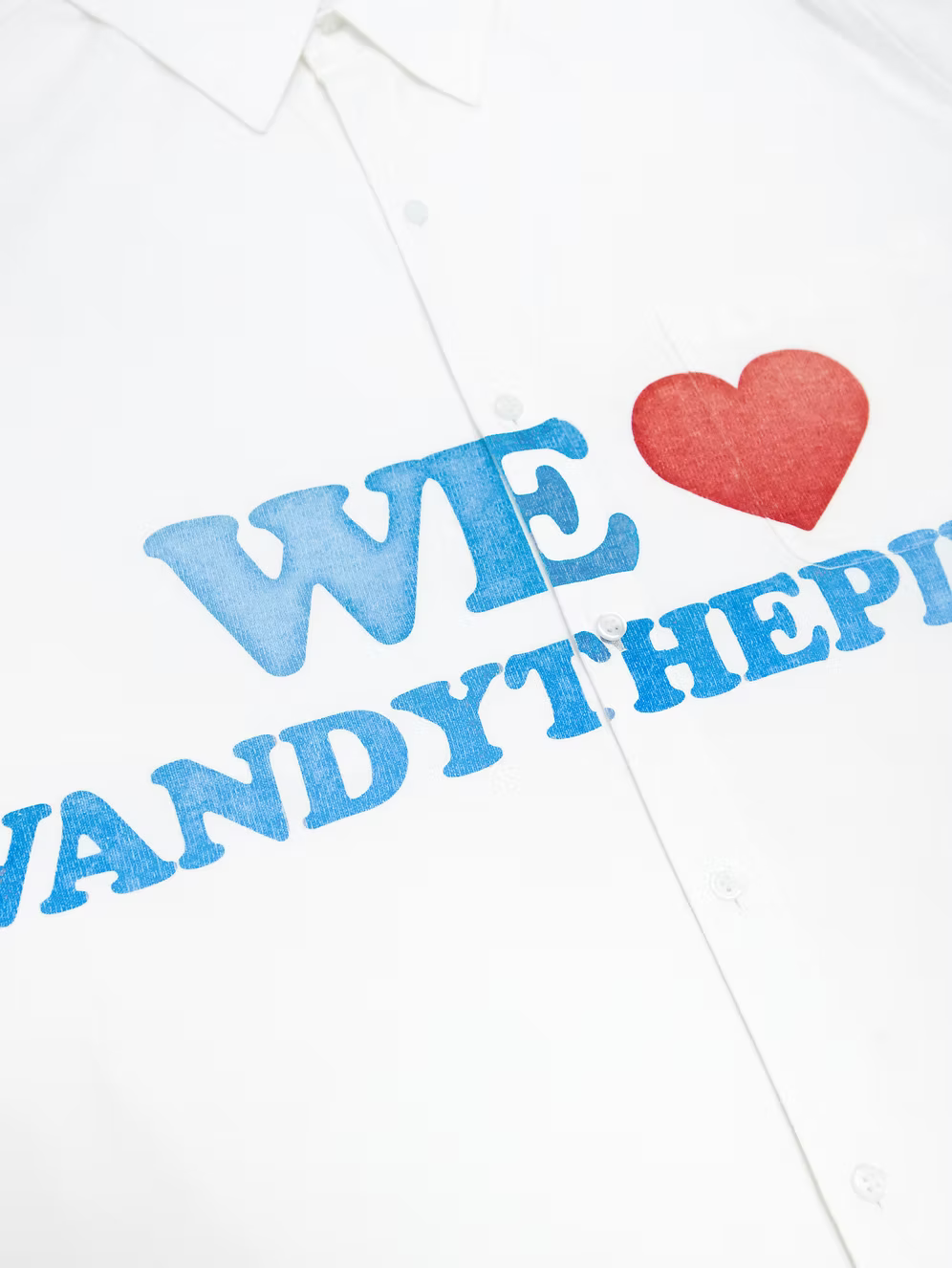 We Love VTP Button Up WHITE