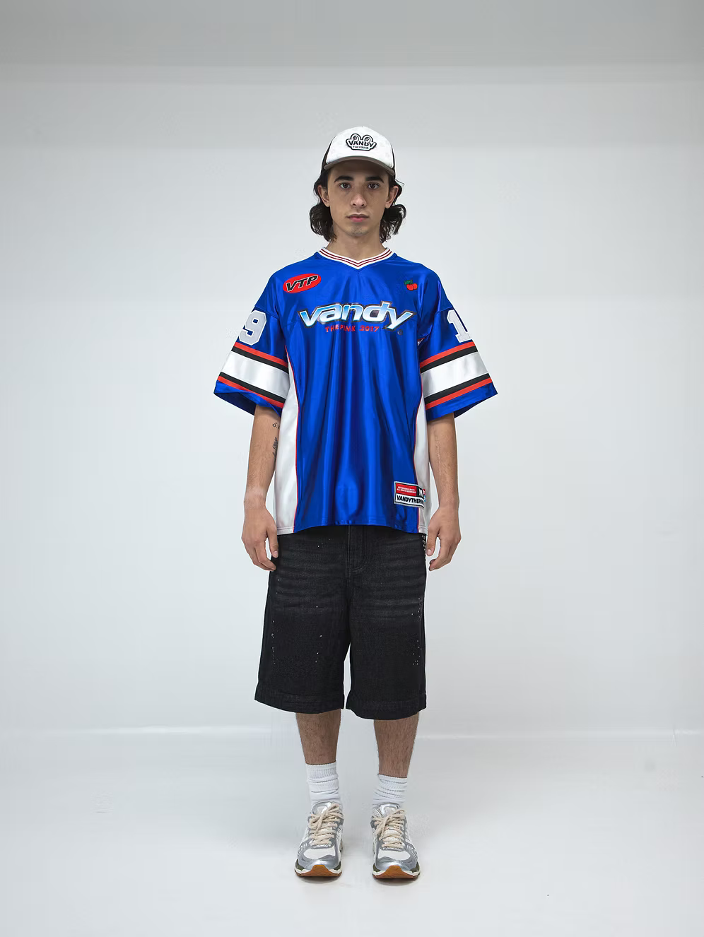 Cherry Football Jersey BLUE