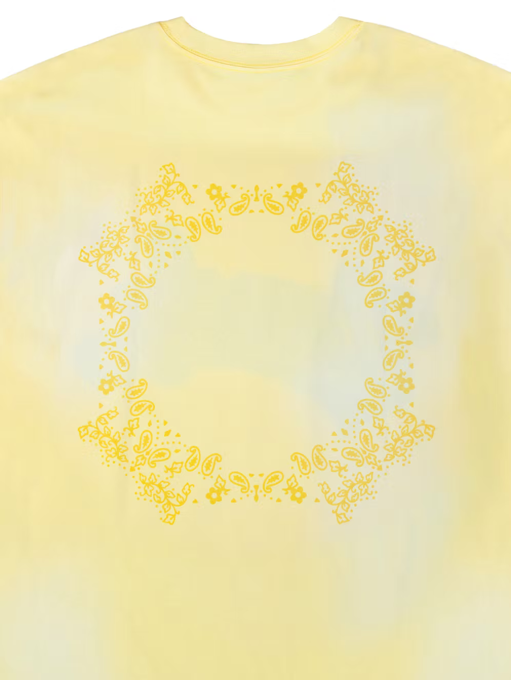 Script Paisley Long Sleeve WASHED YELLOW