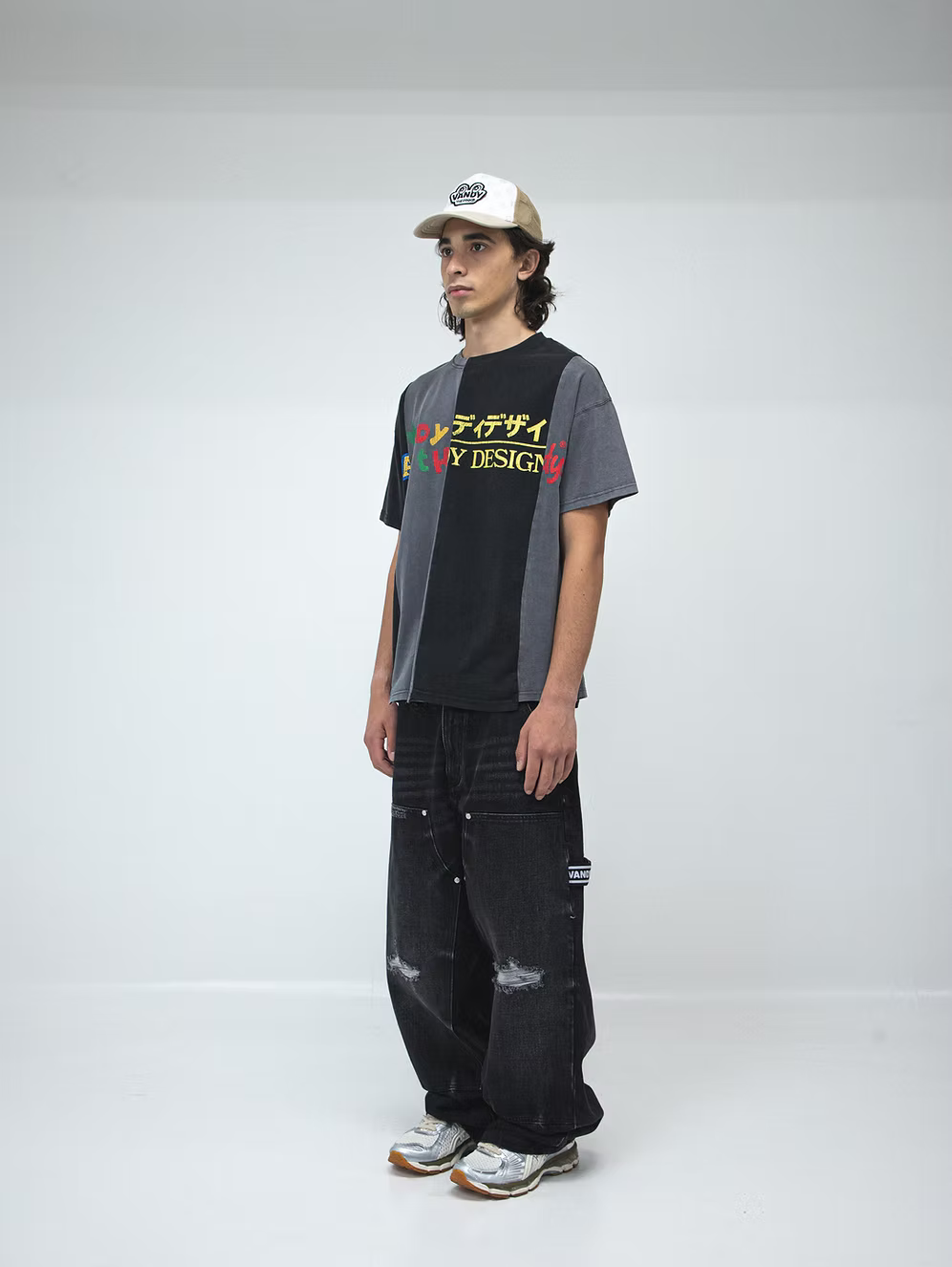 Paneled Logo Tee
