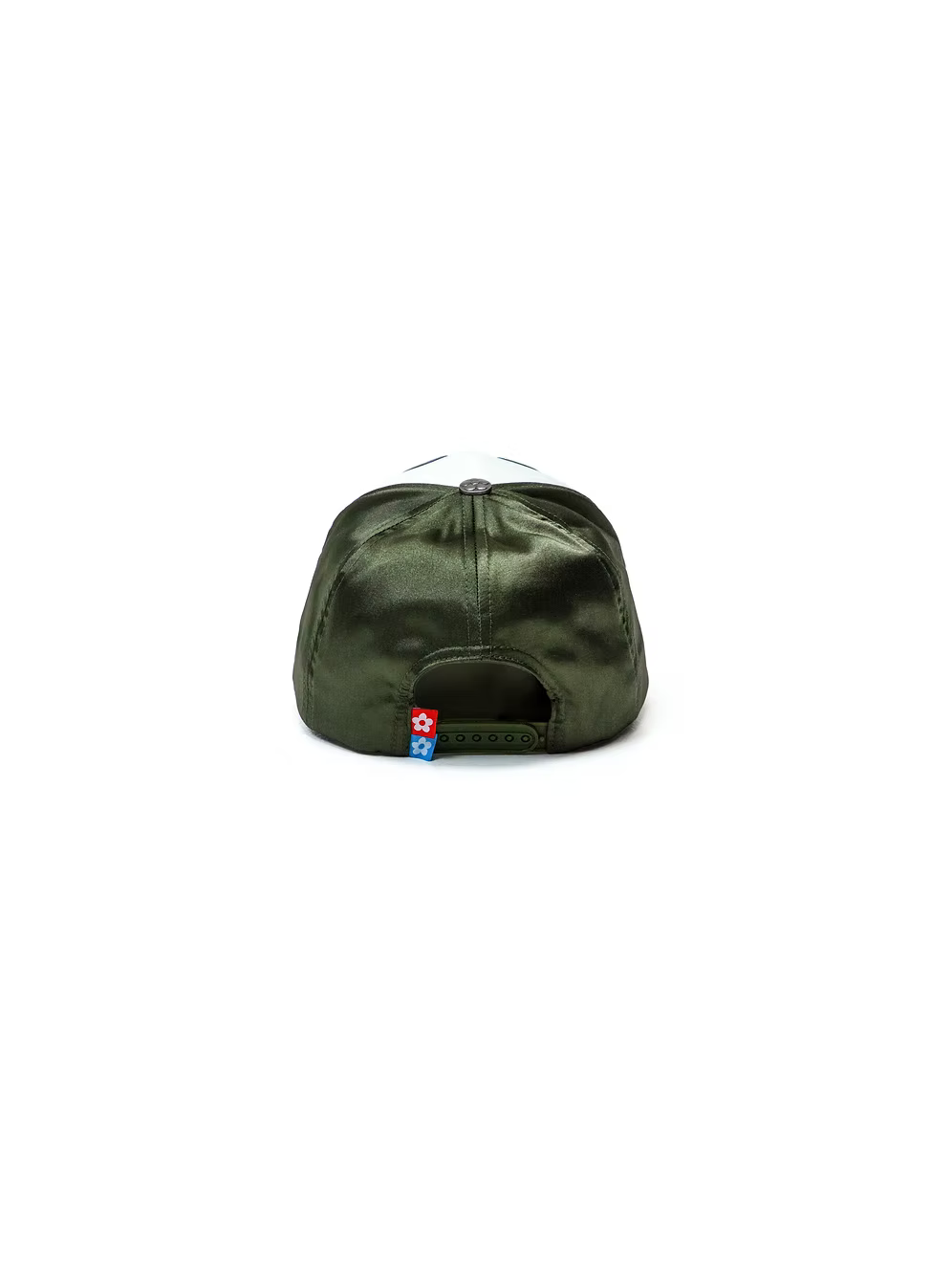 Satin Eye Logo Trucker Hat DARK GREEN