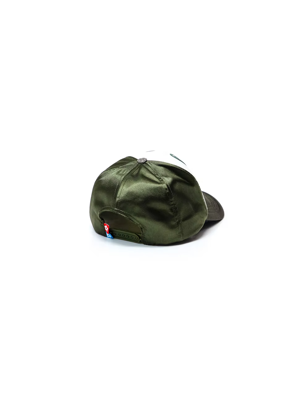 Satin Eye Logo Trucker Hat DARK GREEN