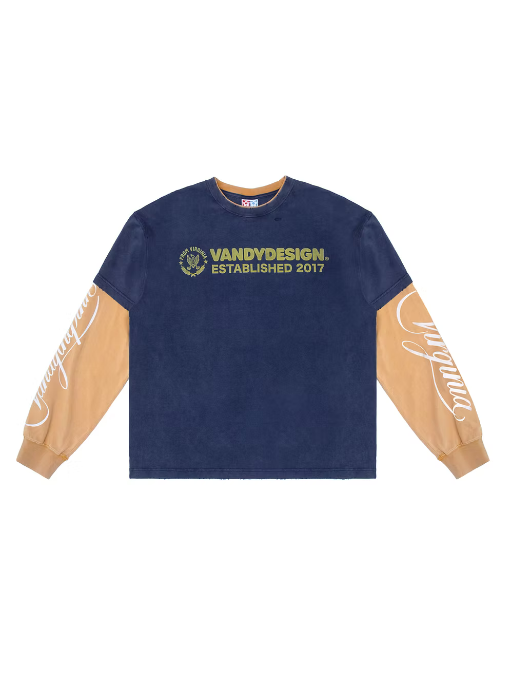 Layered VTP Design L/S NAVY/YELLOW