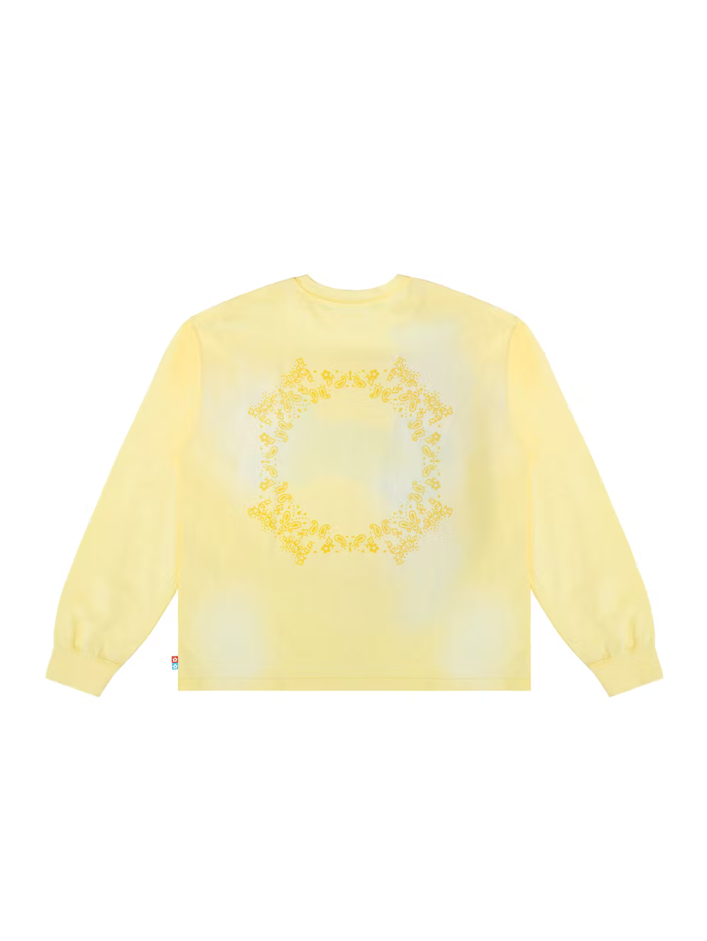 Script Paisley Long Sleeve WASHED YELLOW