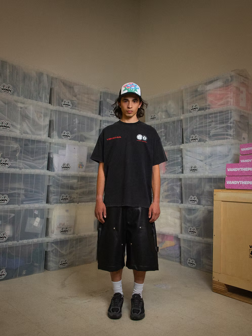 VA Classic Logo Tee  BLACK