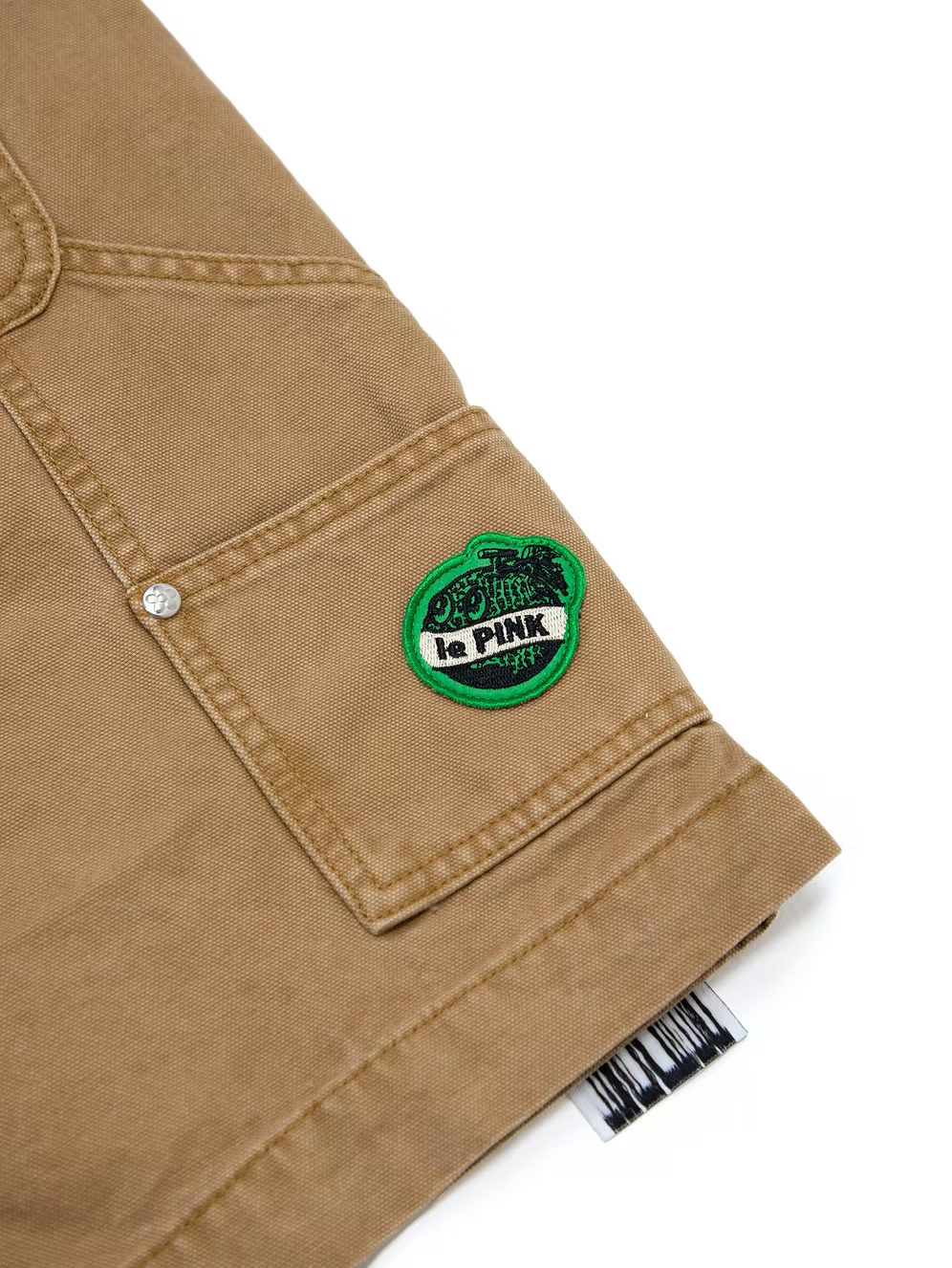 Fruit Patch Canvas Shorts TAN