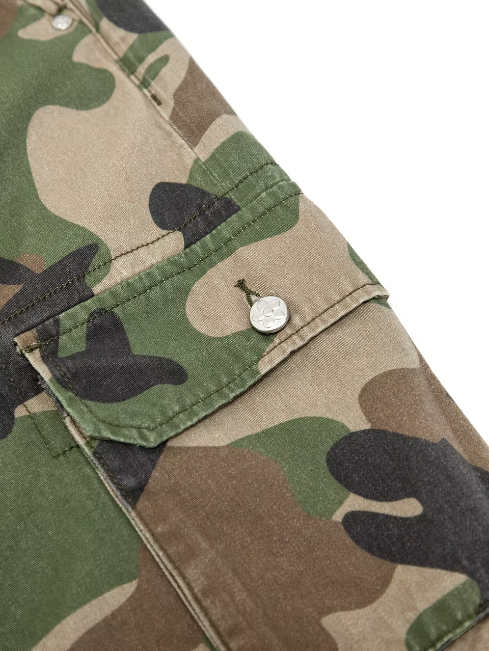 Woodland Camo Cargo Shorts