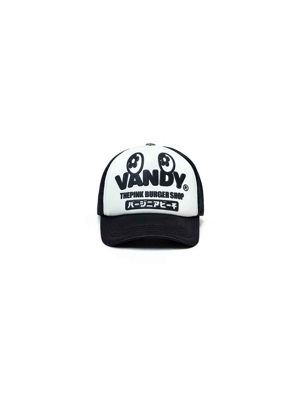 Satin Eye Logo Trucker Hat BLACK